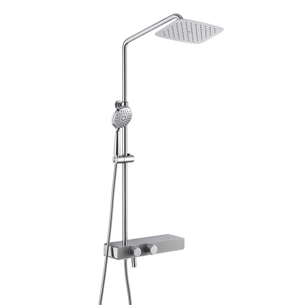 Système de douche de salle de bain mural cascade avec robinets tatic