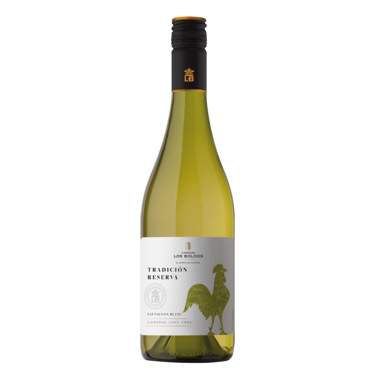 Vino Blanco Los Boldos Sauvignon Blanc Tradition Réserve - 6 botellas de 750 ml - Total: 4500 ml
