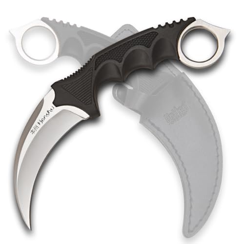 Honshu United Cutlery Karambit | Boot Knife | Pocket Knife | Includes Genuine Leather Boot Sheath | 4