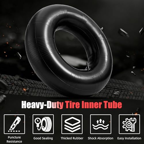 Image of 2 Pcs 25x10-12 ATV Inner Tubes with TR6 Valve Stem | Butyl rubber for UTVs /Golf Carts /Mowers