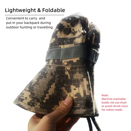 Military Boonie Hat Army Green Tactical Bucket Hats For Men Women Wide Brim Sun Hat Fit Hunting, Fishing, Outdoor Work #TOP5
