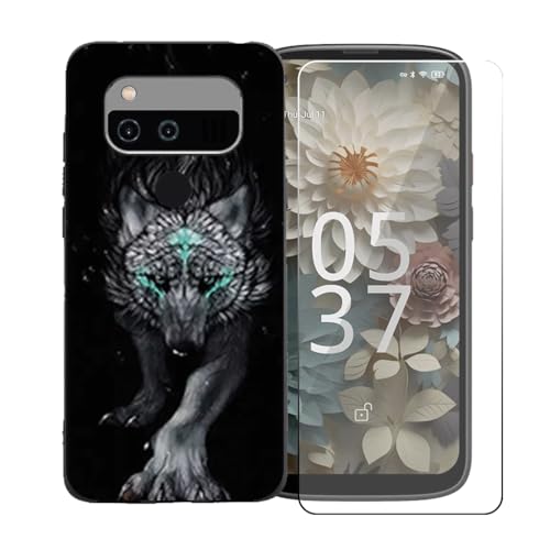 BMPNLSZ �K�p Unihertz Jelly 3+HD�����K���X�ɓK�����ėpTPU�ی�J�o�[�A�V���J�Q���V�F���o���p�[�ی�o�b�N�V�F��-�K�p Unihertz Jelly 3�ɓK����9�d�x�X�N���b�`�h�~�X�N���[���ی�J�o�[ LLM22