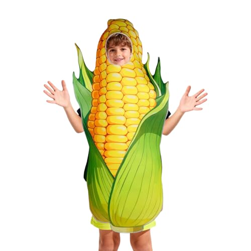 Costume de légumes maïs confortable pour bal costumé et carnaval