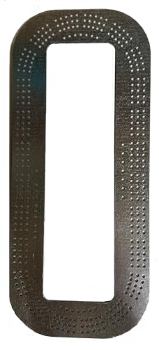 Cribbage Board Template 3-Lane Oval Steel Template