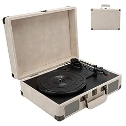 Tourne-Disque Vinyle Portable Vintage phonographe Tourne-Disque Bluetooth 33/45/78 TR/Min 100/u2011 Prise en Charge des disques vinyles 7/10/12 Pouces Bonjour - Les Beatles, Paul McCartney, John Lennon, RIngo Starr, George Harrison Tourne-Disque Vinyle Portable Vintage phonographe Tourne-Disque Bluetooth 33/45/78 TR/Min 100/u2011 Prise en Charge des disques vinyles 7/10/12 Pouces Bonjour – Image 6