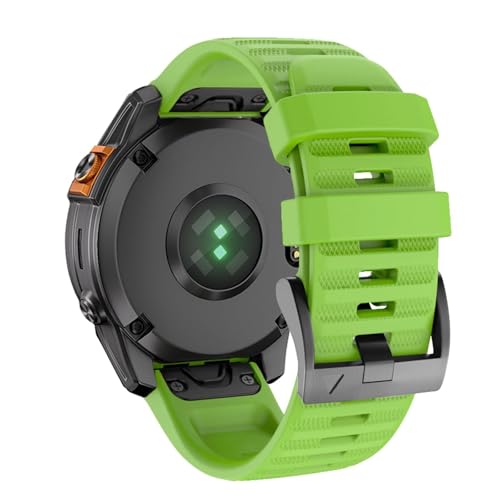 Bracelet silicone souple 22 mm fixation rapide pour Garmin Fenix et Forerunner
