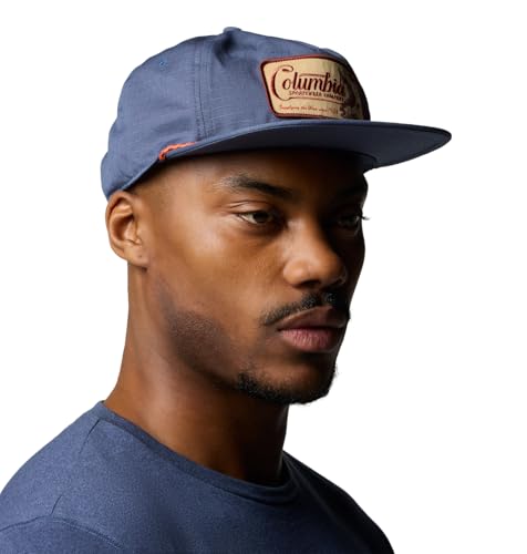 Columbia Unisex Ratchet Strap Snap Back Hat, Dark Mountain/West Fish, One Size - Image 3