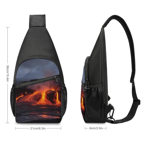Mochila Kilauea Volcano Sling Bag para senderismo y uso casual miniatura 2