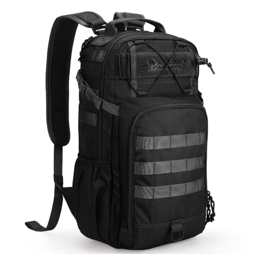 Mardingtop 25L Tactical Backpack, Molle Sling Bag for Men, Military Rucksack Crossbody Bag for Hiking Travel Camping Gym