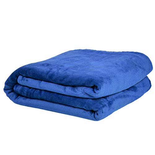 Pink Papaya Snug Me Supersoft - Extra Grande, Manta increíblemente Blanda con Touch de Cachemira; 280g/m² Fleece, 200 x 150 cm; Color: Twilight Blue Cover