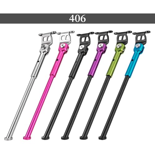 Soporte lateral ajustable con base antideslizante y estructura triple plegable de aluminio 6