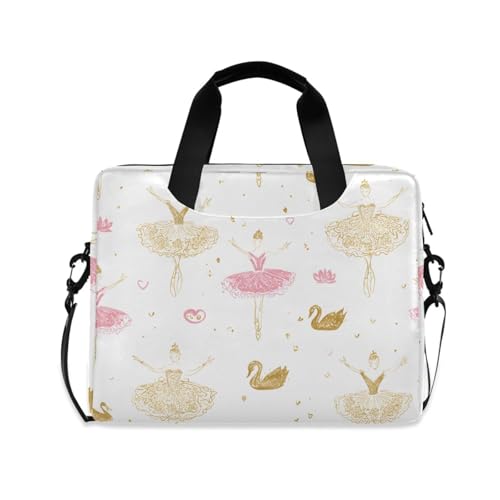 Maletín para portátil con estampado cisne ALAZA 15.6 pulg miniatura 1