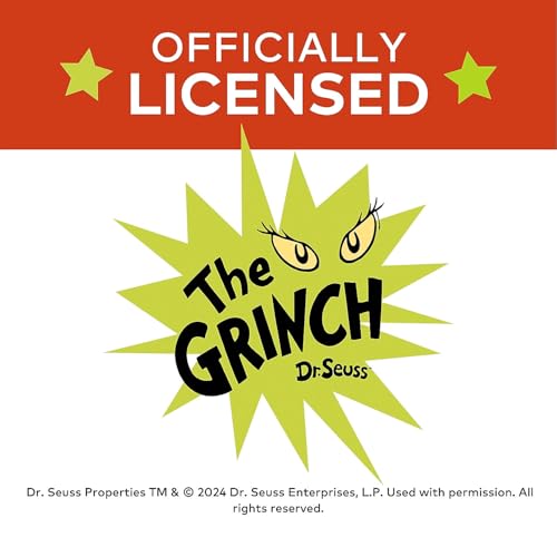 Fun Express Personalized Dr. Seuss The Grinch Merry Grinchmas Nylon Drawstring Bags Large 14" x 18" - 12 Pieces4