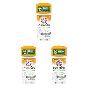 Arm & Hammer Deodorant 2.5 Ounce Essentials Unscented (73ml) (3 Pack)