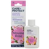 CARE + PROTECT Mousse Rose, 100% Pure Essence, Profumatore Bucato per Lavatrice, Essenza Concentrata per Biancheria e Vestiti, Formula attiva di Lunga Durata, fino a 5 settimane, 20 cicli, 100ml