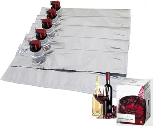 Drhomeam - Sac de rangement de rechange pour distributeur de bière, jus de fruits, vin, 5 l, avec robinet papillon