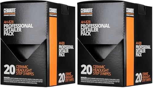 CERAKOTE® Ceramic Headlight Restoration Detailer Pack, Step 3, 40...