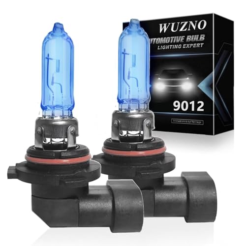 Wuzno Halogen Headlight Bulbs Replacement for Toyota Rav4 2016 2017 2018 High Beam Low Beam 9012/Hir2 6000k White 120% Brightness 2 Pack