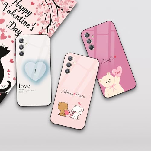 Image of COLORflow Back Cover Compatible with Samsung Galaxy A34 5G | Vibe Valentine Love Customized | Shockproof TPU Bumper with Camera Protection Back Cover Compatible with Samsung Galaxy A34 5G