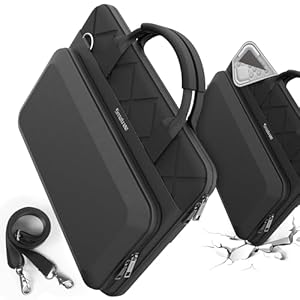 Smatree CityShield Laptop Shoulder Case for 15.6-16 inch GIGABYTE AERO 16 OLED/15 OLED/16X/16/15/5 KE4/5 XE4, for 15.6-16 inch GIGABYTE G5/A5/G6X/G6, for AORUS MASTER 16 AM6H/ELITE 16 AE6H Case (MC04)