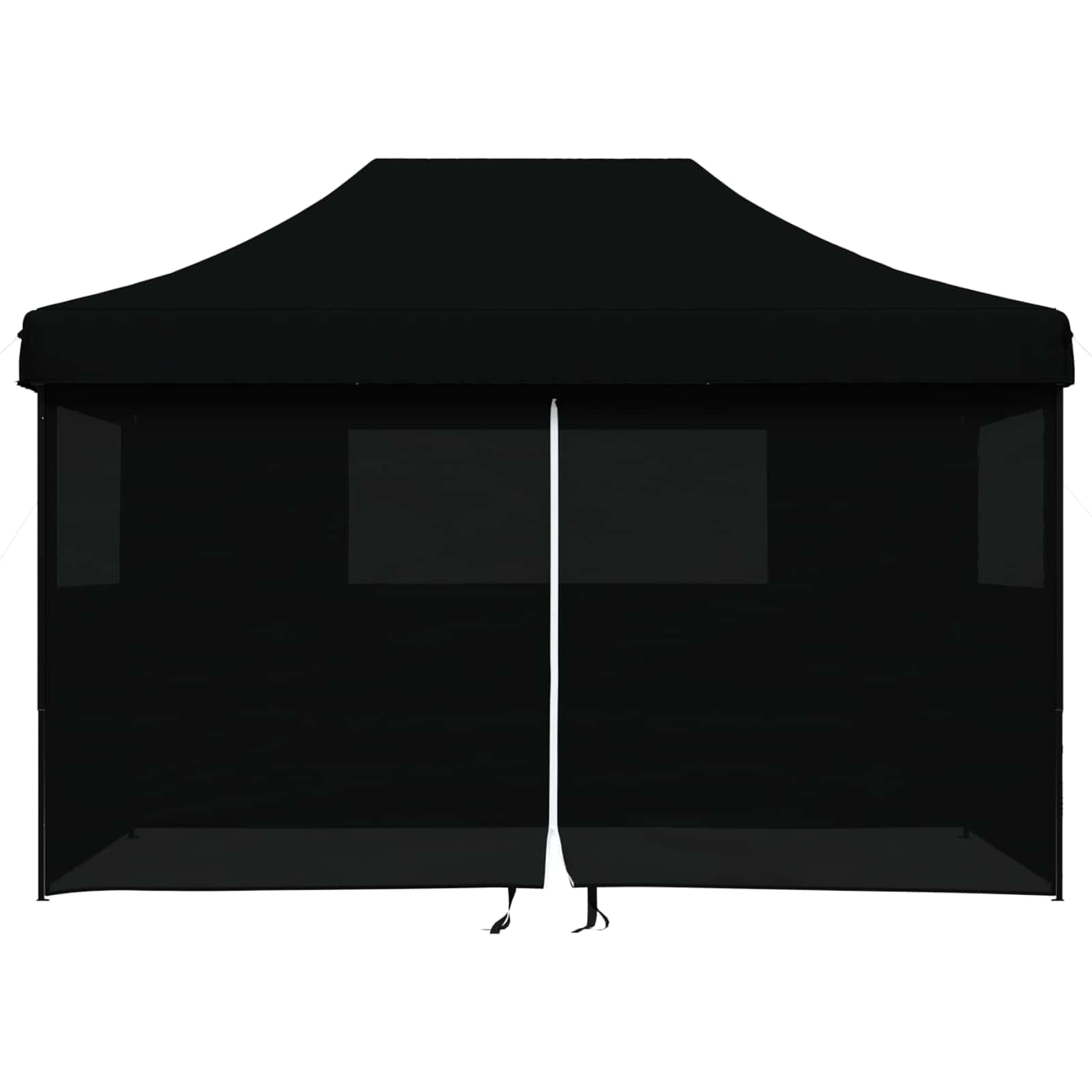Namiot imprezowy, czarny, 279 x 410 x 315 cm, tkanina Oxford