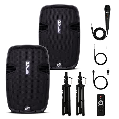 Pyle Wireless Portable PA System Kit - 1800W Peak,...