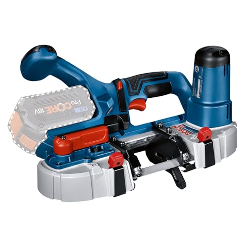 Bosch Professional 18V System Akku Bandsäge GCB 18V-63 (inkl. 1 Bandsägeblätter, ohne Akku/ Ladegerät)