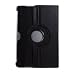 Samsung Tab 2 Case,Flying Horse Lichee Pattern 360 Degrees Rotating Stand PU Leather Case for Samsung Galaxy Tab 2 10.1 P5100 Auto Sleep/Wake Tablet With Screen Protector and Stylus (Black)