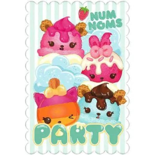 Postcard Invitations | Num Noms Collection | Pack of 8