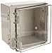 BUD Industries NBF-32214 Plastic Indoor NEMA ABS Poly Blend, 7.72" L x 7.72" W x 5.71" D, White