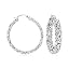 Large Byzantine Hoops 1 1/2 Inches