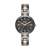 [フォッシル] 腕時計 KERRIGAN BQ3947 レディース ブラック&ピンクゴールド