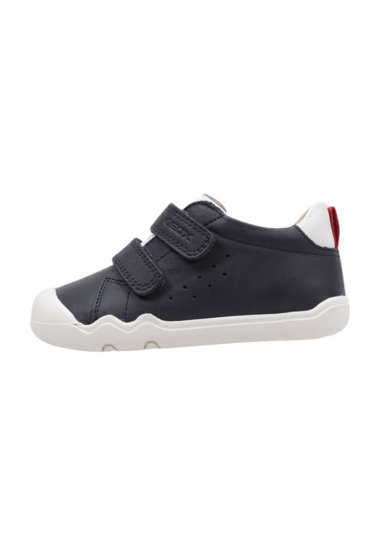 Geox B STEPPIEUP BOY A, Baby - Jungen Sneaker, Navy/Red,