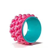 zxsxdsax cerchio pilates back roller myofascial release trigger point yoga wheel foam roller for treat back pain deep tissue massage exercise mobility (color : pink)