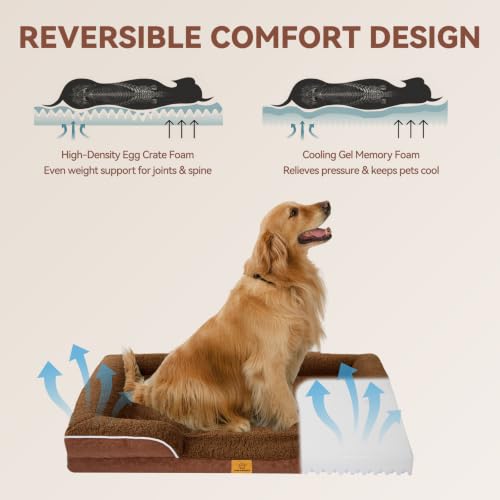 Large Dog Couch, Washable Dog Sofa Bed for Medium Large Dogs, 44" - Image 3