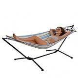 HÄNGEMATTE mit Gestell 100 kg mit Tragetasche Camping mobil Hängeliege...