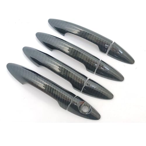 Accessoires KIA Rio 3 poignée de porte carbone chrome garniture K2 2012