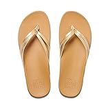Robuste Flip-Flops von Reef sind aus Materialien hergestellt, die lange halten. Signature Reef Cushion Fußbett mit einer breiteren Form und großzügiger Fußgewölbeunterstützung und Fersenschröpfen.