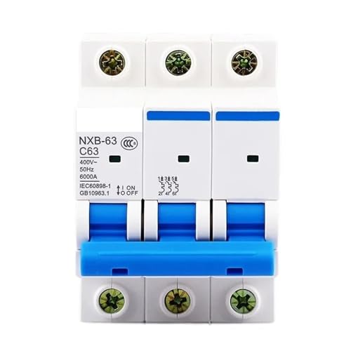 Disjoncteur miniature NXB-63 pour éviter les surcharges de courant alternatif 230V 400V