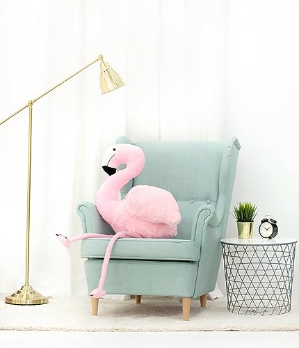 Lifestyle & More XXL Flamingo Plüschtier Kuscheltier 120 cm groß kuschelig weich