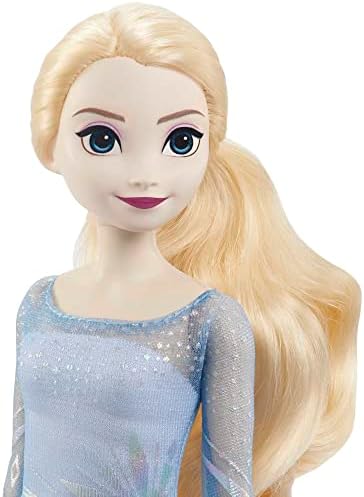 Mattel Disney Karlar Ülkesi Elsa ve Güzel Atı Nokk Disney Karlar Ülkesi oyuncakları, Elsa bebek ve Su Nokk'u figürü HLW58 - Görsel 5