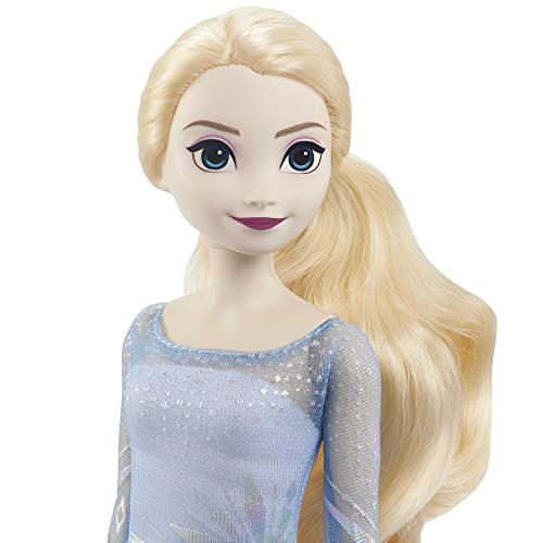 Mattel Disney La Reine des Neiges 2 Coffret Elsa et Nokk avec Poupée articulée Elsa et figurine cheval d’eau Nokk, Jouet Enfant, Dès 3 ans, HLW58