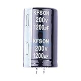 1 Pcs Bullhorn Electrolytic Capacitor 1200uf ±20% 200V Dip,30x50mm KN122M20030*50A