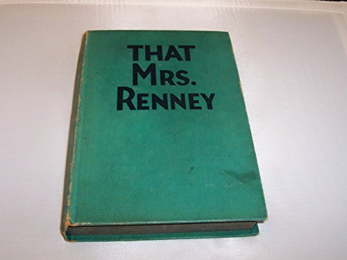 That Mrs. Renney B0006AR7Q4 Book Cover