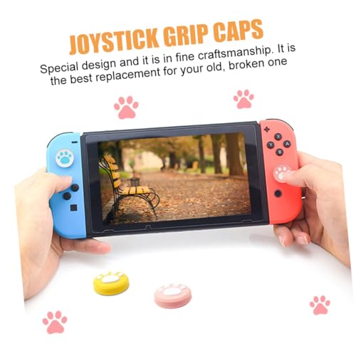 Veemoon 1 Conjunto Chapéu de balanço de garra de gato tampa do botão de aperto do joystick portafilt