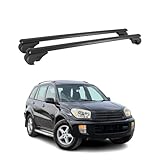 OMAC GmbH Barra de techo de aluminio para RAV4 2000 – 2005, con certificado TÜV ABE, color negro