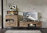 möbelando Wohnwand Anbauwand Schrankwand Mediawand TV-Wand Wohnzimmerwand Manhattan II