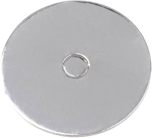 Loyal Cake Board Round Base para Tartas, Silver, Ø 10 cm, 10 uds