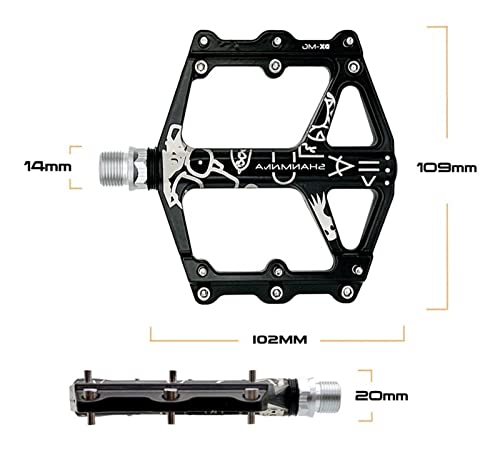 Cvzn Bicycle Pedal Magnesium Alloy Sealed Bearing Bike Pedal Xd-Mg Fit For Mountain Bicycle Big Foot Flat Pedal Modified Parts #TOP1