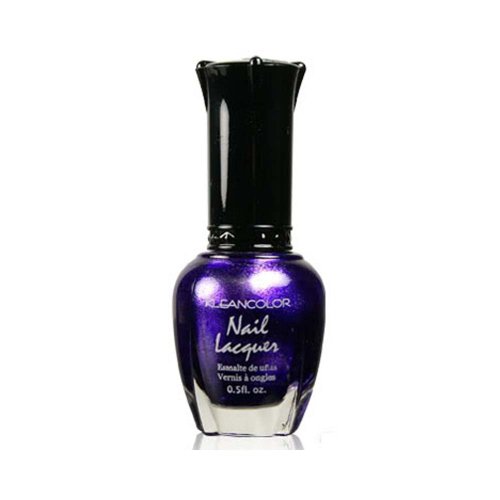 1 Kleancolor Nail Polish Lacquer #167 Metallic Purple Manicure + Free ZipBag Gift